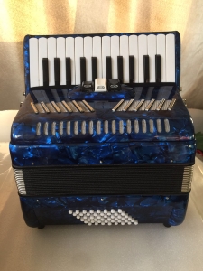 ACCORDEON 48B - couleur BLEU Marbré