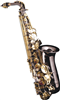 ALTO SAXO - FINITION  CORPS NOIR & CLES OR